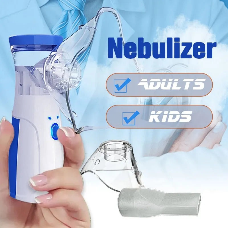 Portable Nebulizer Machine & Mask for Kids and Adults