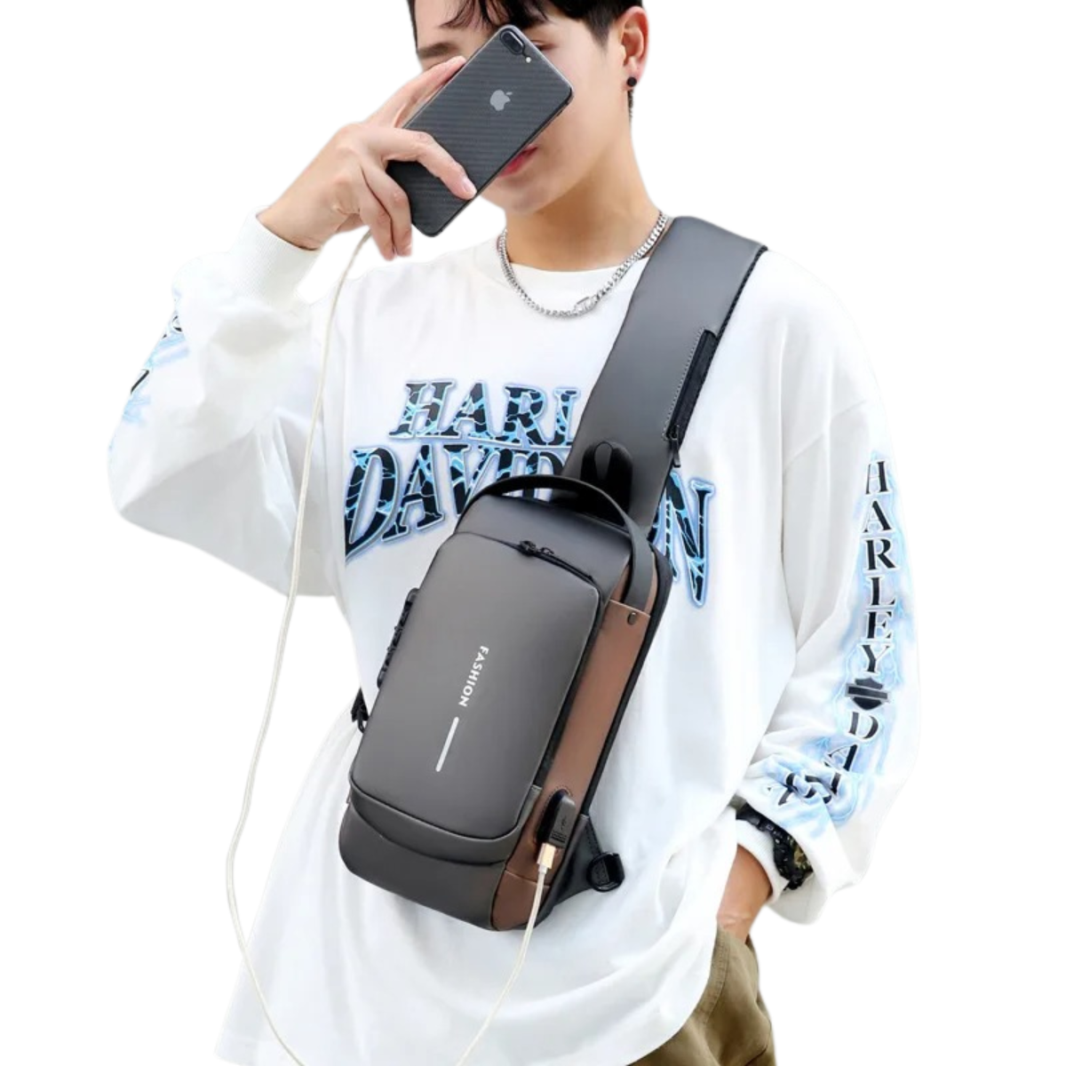 Anti Theft Chest Crossbody Bag