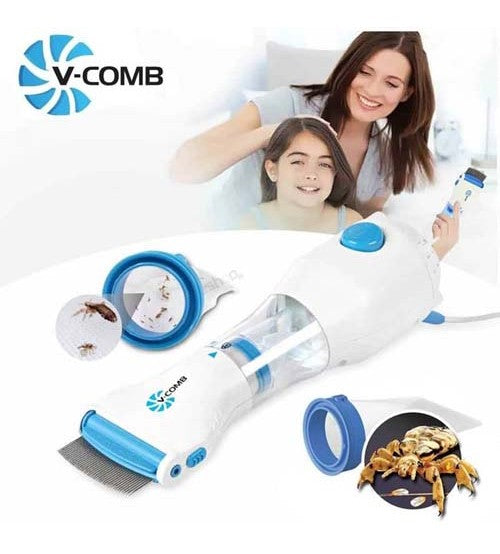 V Comb Vacuum Eliminate tool remove lice