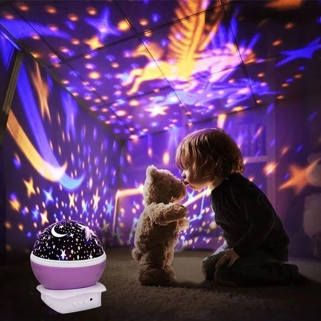 Starry Sky Kitty Happy Birthday LED Night Light Projector