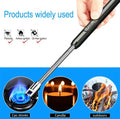 360° Rotating ARC Lighter | USB Rechargeable, Windproof & Flameless with LED Display Safety Switch | Random Colors